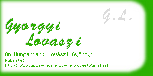 gyorgyi lovaszi business card